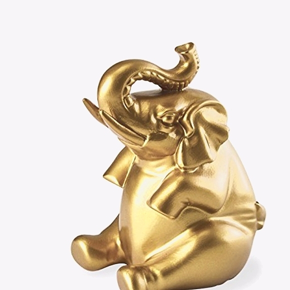 Rare Gold Tone Elephant Wine Stopper NIB - Picture 2 of 5